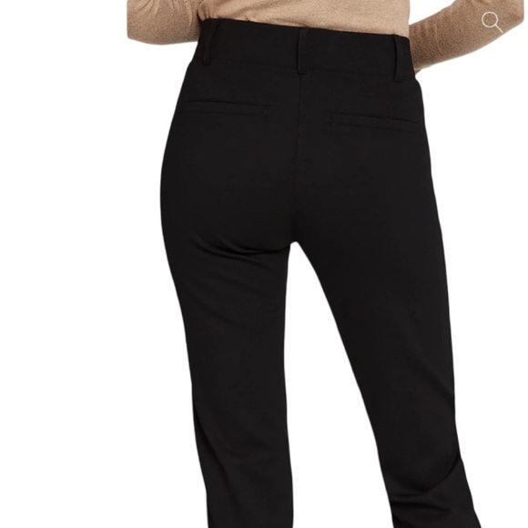 Betabrand Straight-Leg Black Dress Pant Yoga Pant. Size Large. New with Tags! - Picture 3 of 7